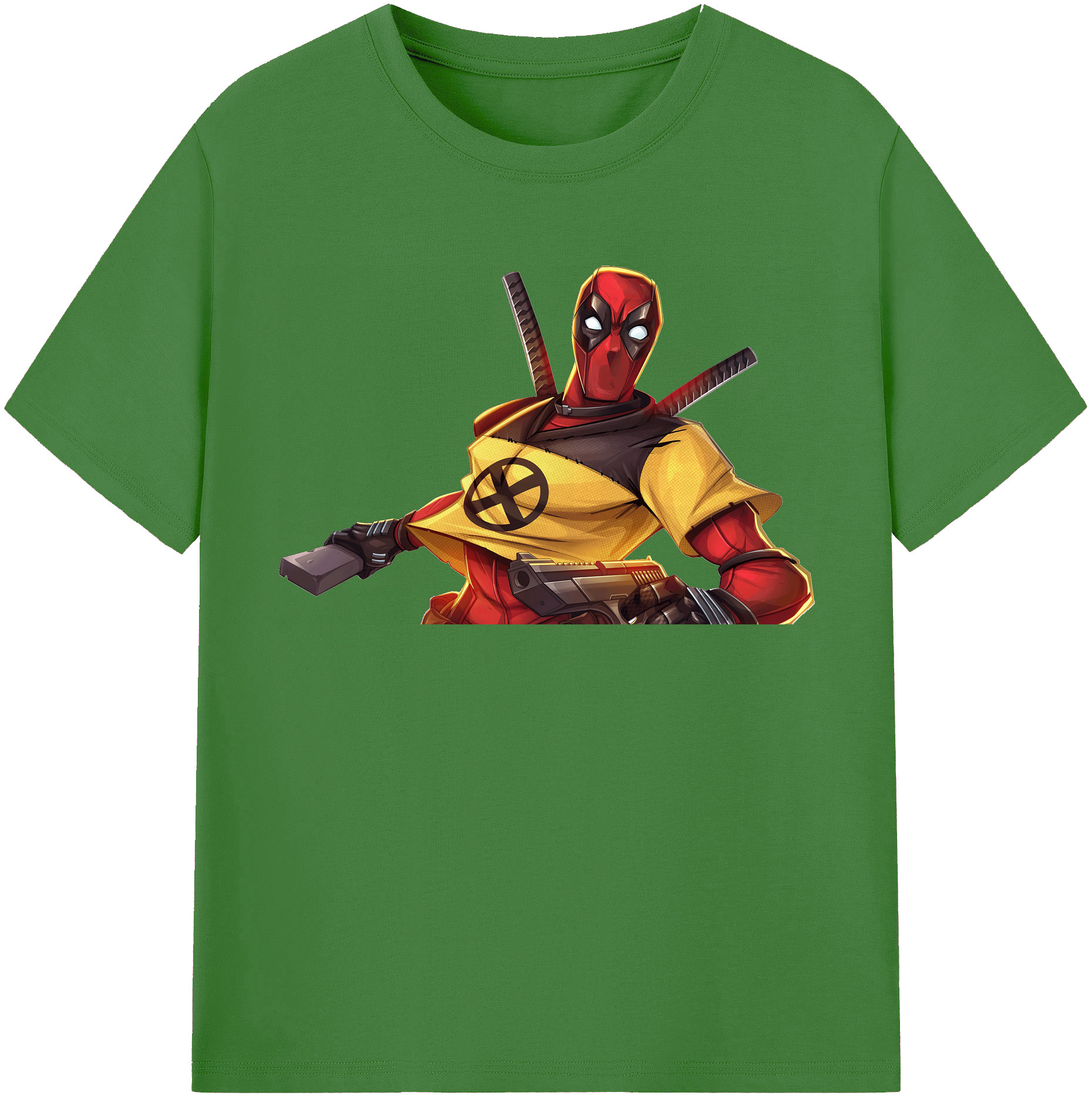 （画像用） Deadpool デッドプール レディースカジュアルプリントTシャツ（綿100％）